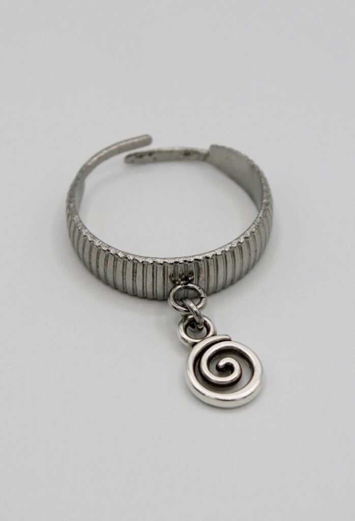 ANILLO ORBIS PLATEADO