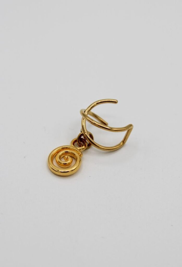 EAR CUFF ORBIS DORADO