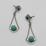 PENDIENTES CORAZÓN ARCADIA PLATEADOS