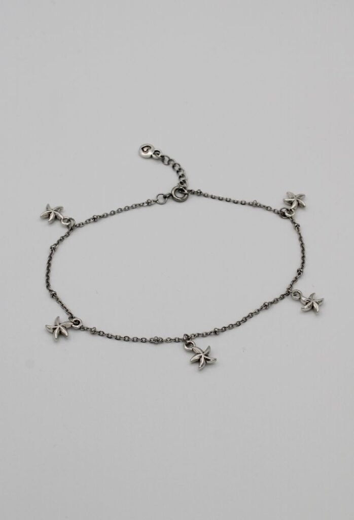 TOBILLERA NEREIDA PLATEADA