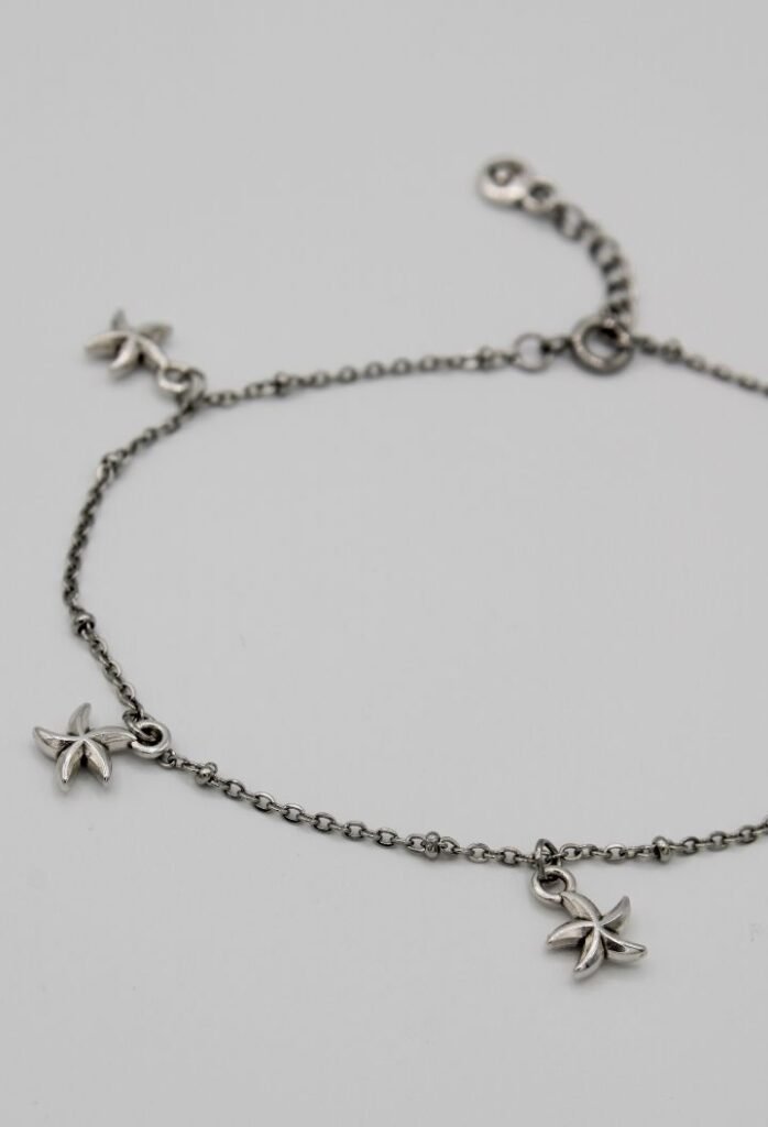 TOBILLERA NEREIDA PLATEADA