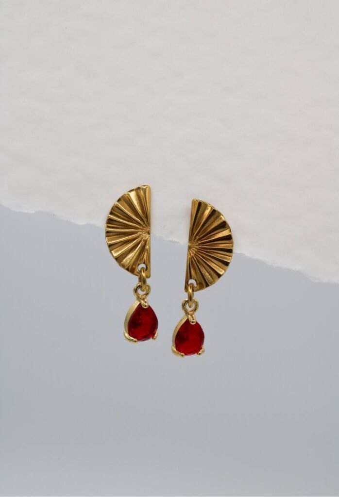PENDIENTES AZZURA RED